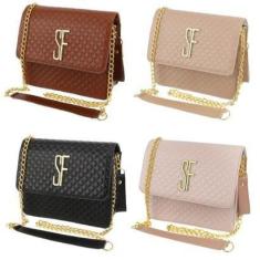 Imagem de Bolsa Feminina com Alça de Corrente, Pequena, mas Poderosa e Delicada.-Feminino