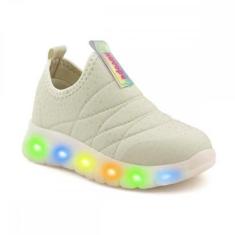 Imagem de Tenis Novopé 99001013 Gliter 2258 Led Infantil-Feminino