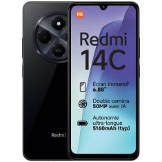 Imagem de Smartphone 14C 128GB - 4GB RAM - Dual Sim 6.88"  Midnight Black (Preto