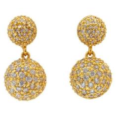 Imagem de Brinco Zircônia Bolinhas BC3007 - Akasaki