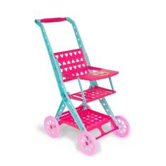 Imagem de Carrinho De Boneca Dobrável Rosa 0125 - Cardoso