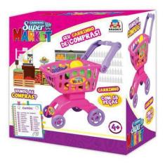 Imagem de Brinquedo Cozinha Infantil Carrinho Super Market Braskit