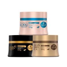 Imagem de Cronograma Capilar Haskell 3 Máscaras Cav Bend Mand 250G P