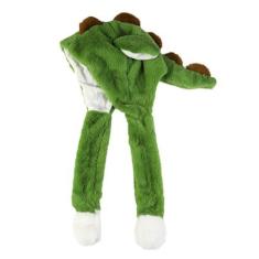 Imagem de Chapéu de orelha de pelúcia de animal para crianças e adultos fofo com aba em movimento