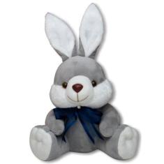 Imagem de Coelho de Pelúcia 25 cm Antialérgico Lavável Certificado - Enxoval Net