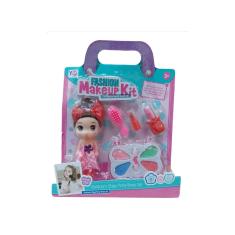 Imagem de Estojo De Maquiagem, Conjunto De Brinquedos Para Meninas Com Boneca