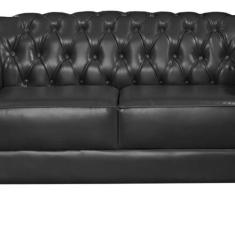 Imagem de Namoradeira Chest 2 Lugares Duque Courano Preto