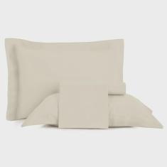 Imagem de Jogo de Cama Casal Altenburg Cetim 300 Fios Bege