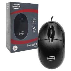Imagem de Mouse Newlink Fit, Usb, 1000dpi, Preto - Mo303c