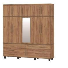 Imagem de Roupeiro / Guarda Roupas Gav Triplex 5 Portas Com Espelho Central + 6