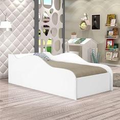 Imagem de Cama Carro Solteiro Branco com Colchão