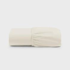 Imagem de Lençol de Baixo Casal Padrão Avulso Com Elástico Primor Percal 400 Fios - Palha