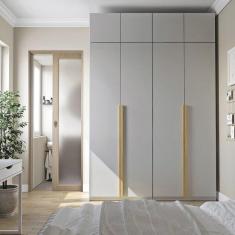 Imagem de Guarda-roupa Modulado 4 Pe as 8 Portas Jade Cabecasa Madeiram