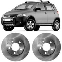 Imagem de Par Disco Freio Crossfox 2005 A 2018 Dianteiro Ventilado Trw