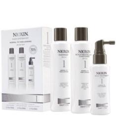 Imagem de Nioxin 1 Shampoo 300ml Condicionador  300ml e Treatment 100ml