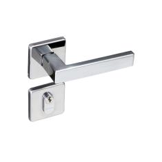 Imagem de Fechadura Externa Com Roseta Quadrada Concept Cromada
