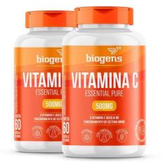 Imagem de Biogens Kit 2X Vitamina C Essential Pure 500Mg 60 Cápsulas