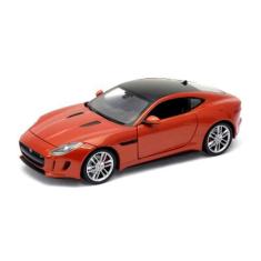 Imagem de Miniatura Jaguar F-Type Coupe Laranja Welly 1/24