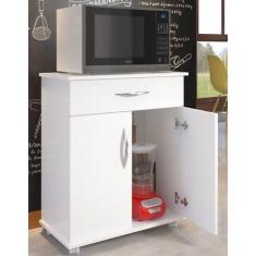 Imagem de Balcão Armário Àrea De Serviço Cozinha 1 Gaveta 2 Portas - Clickforte