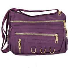 Imagem de Bolsa Feminina Nylon Tactel 10 Bolsos Xlb297 - Sh8