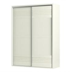 Imagem de Guarda Roupas Com 2 Portas De Correr 178,6cm 100% Mdf Off White Dalla Costa