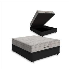Imagem de Cama Box Ba  Vi va + Colch o De Molas Ensacadas - Ortobom - A
