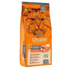 Imagem de Ração Seca Special Cat Ultralife Salmão E Arroz Para Gatos Castrados - 20 Kg