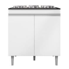 Imagem de Balcão Cooktop Andréia 79cm com 2 Portas - AJL Móveis