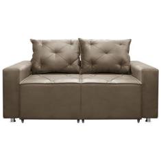 Imagem de Sofá Retrátil e Reclinável 2 lugares Bariloche 1,50cm c/Molas Suede Be