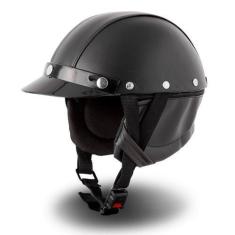 Imagem de Capacete Aberto Custom Old Vintage Retro Pro Tork Coquinho Masculino F
