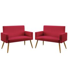 Imagem de Kit 2 Poltronas Namoradeiras Decorativas Nina Sued  Aradecor