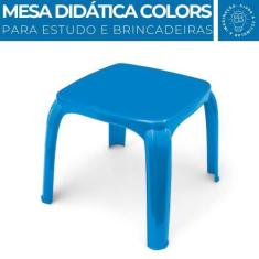 Imagem de Mesa Mesinha Infantil Atividades Plástico Escola Brinquedo - Usual Uti