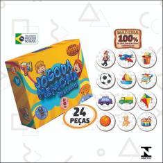 Imagem de Jogo da Memória Brinquedos 24 Peças MDF - Paper Toy