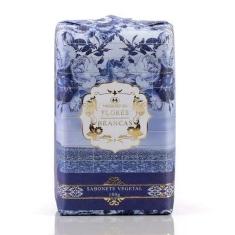 Imagem de Sabonete Vegetal Em Barra Flores Brancas Madressenza 180G