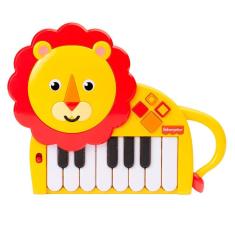 Imagem de Piano Infantil Musical Fisher Price Leao Fun Divirta Se