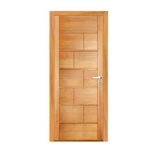 Imagem de Kit Porta 76,5x215cm Belga Tauari Lado Direito Mapaf Marrom Claro