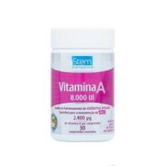 Imagem de Vitamina A 8.000 UI 30 Comprimidos Stem Pharmaceutical