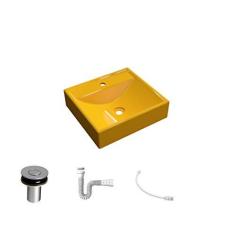 Imagem de Kit Cuba Q39 C/Válvula Click 1''B (2,6cm) + Sifão Pvc + Flexível 