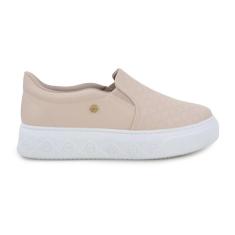Imagem de Tênis Feminino Via Marte Slip-on Flatform Bege - 2314305-Feminino