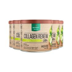 Imagem de Kit 5 Collagen Renew Colágeno Hidrolisado Maçã Verde Nutrify 300G