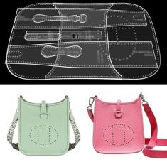 Imagem de RIVEENY Bolsa de ombro, modelo de acrílico, modelo de couro, padrão de couro acrílico, modelos de couro para bolsas de ombro femininas