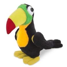 Imagem de Tucano de Pelúcia Colorido 25 cm Antialérgico