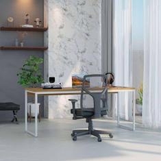 Imagem de escrivaninha studio  e branca 180 cm