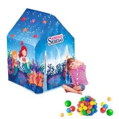 Imagem de Toca Barraca Casinha Infantil Com 40 Bolinhas - Fabrincando