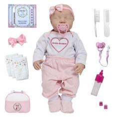 Imagem de Boneca Bebê Reborn Realista Levi Sonho De Amor Com Bolsa - Cegonha Reb