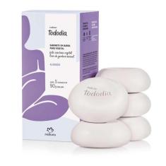 Imagem de Caixa De Sabonete Hidratante Em Barra Natura Todo Dia Algodão 5 Unidad