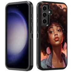 Imagem de BWOOLL Capa para Samsung Galaxy S23 FE, capa resistente 3 em 1 híbrida de policarbonato rígido e silicone macio à prova de choque capa de proteção contra quedas para Galaxy S23 FE 5G 6,4 polegadas