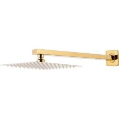 Imagem de Ducha Chuveiro Inox 30 Cm Com Bra o 40cm Munda  Pingoo.casa -