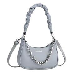 Imagem de Bolsa Feminina Lua Baguete Franzida Sofisticada Glamour 2025 - Alwy, C