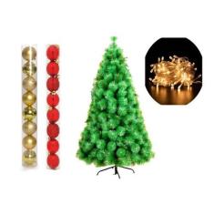 Imagem de Arvore de Natal Pinheiro 1,50 metros 138 galhos com enfeites - store v